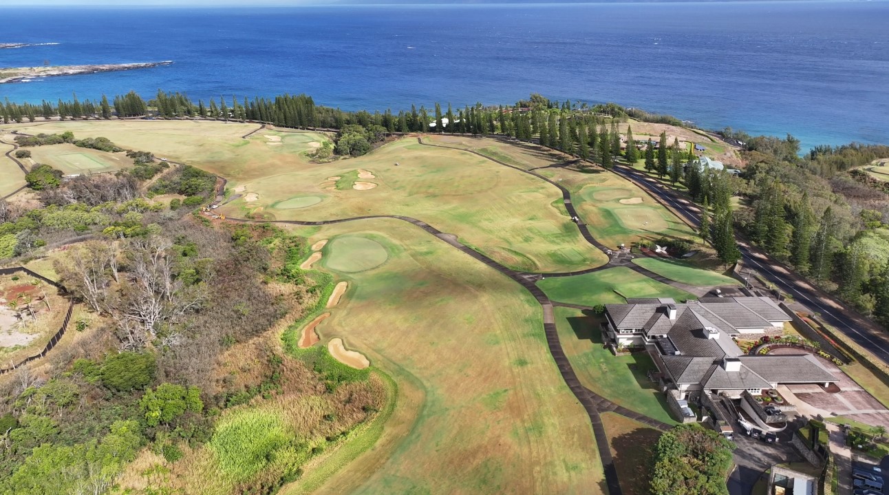 The Plantation Course at Kapalua has been under water restrictions due to a drought in Maui