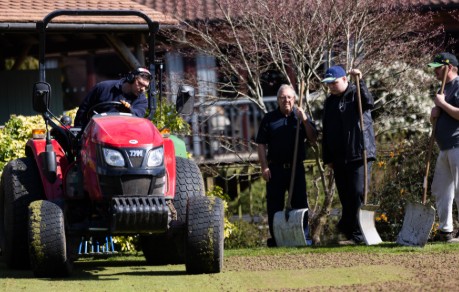 The team at Forest Pines Hotel, Spa & Golf Resort during a practical college session