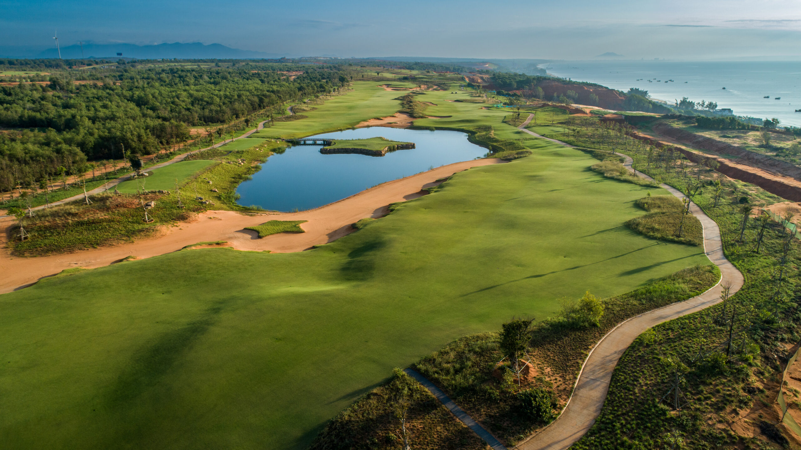 The Greg Norman-designed Ocean Course at NovaWorld Phan Thiet