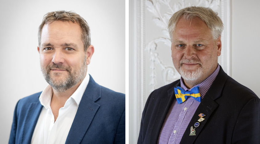 54 CEO Ed Edwards and CMAE CEO Torbjorn Johansson