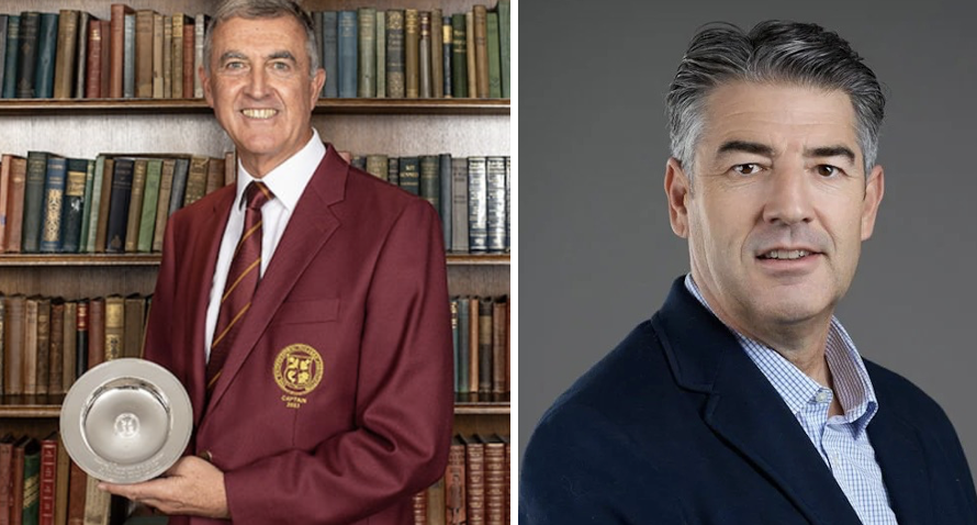 Tom Rouse (left) and Chris White have both achieved PGA Master status 