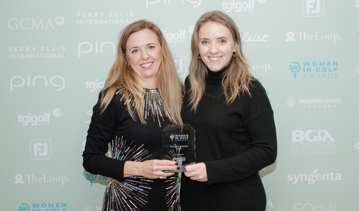 Women in Golf Society founders Ali McGuirk and Dolores Brown