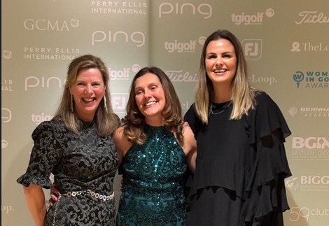 From left: Sarah Hughes, Syngenta, Lauren Frazer BIGGA, Jackie Davidson R&A.