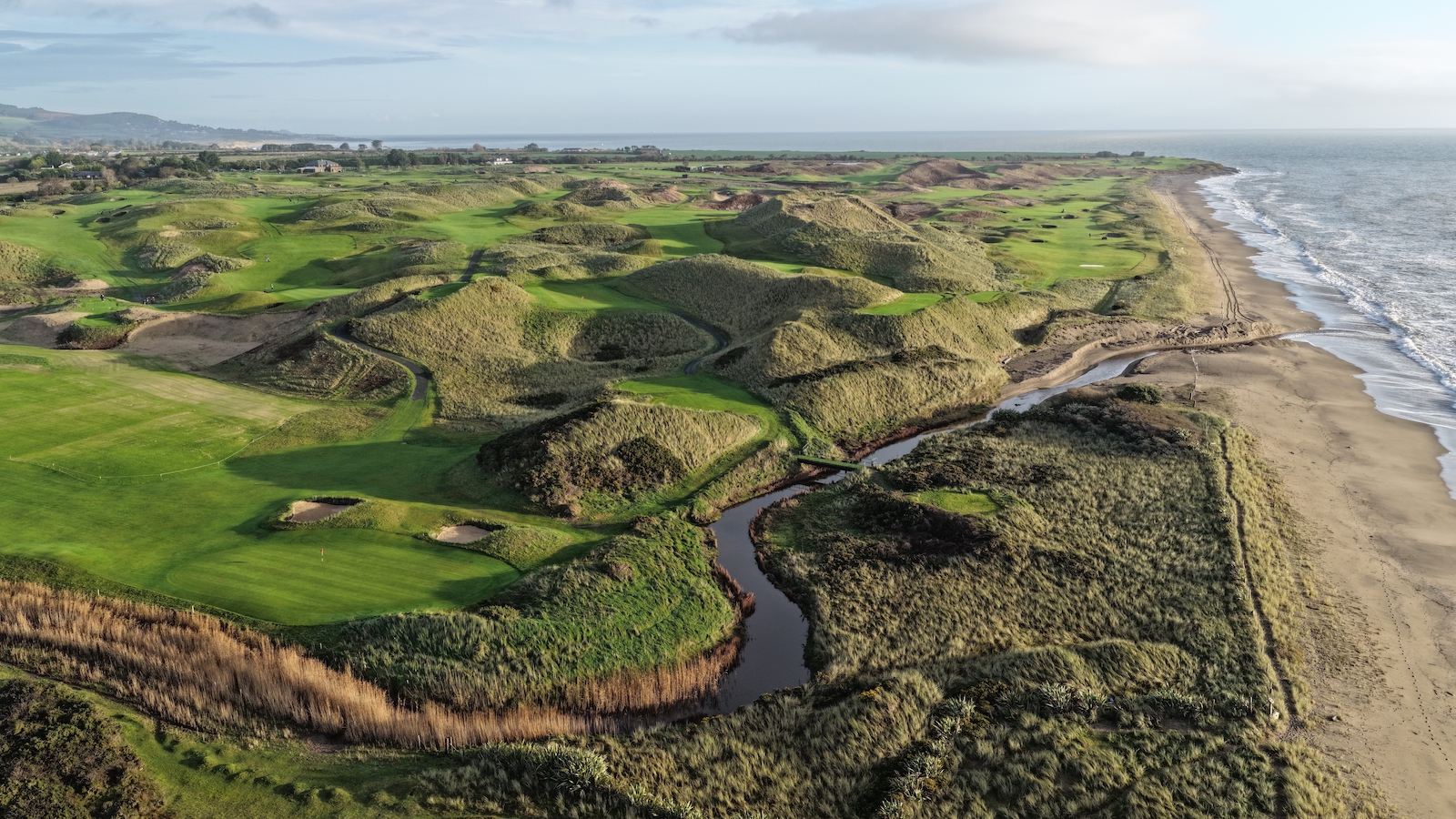 The European Club has been renamed Brittas Bay Club under its new ownership with the links course currently closed for redevelopment (Pic credit The Drone Guys)