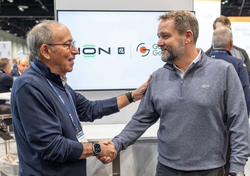 Golf Genius founder Mike Zisman and 54 CEO Ed Edwards 