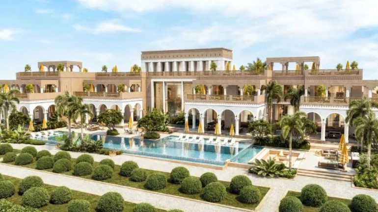 The Wadi project will feature a championship golf course, luxury Trump hotel, and a residential property development. (Image credit: DarGlobal)
