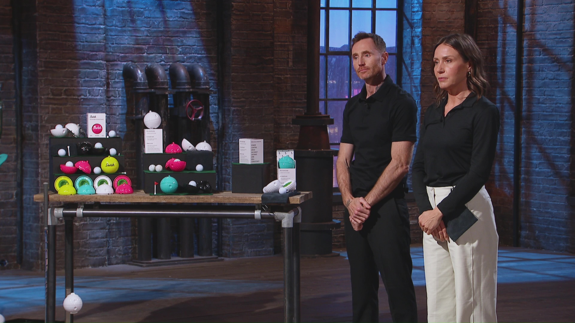 Ben and Natalia Reeves, the founders of SWISH, secured investment from three dragons on Dragon's Den for their golf ball cleaning device
