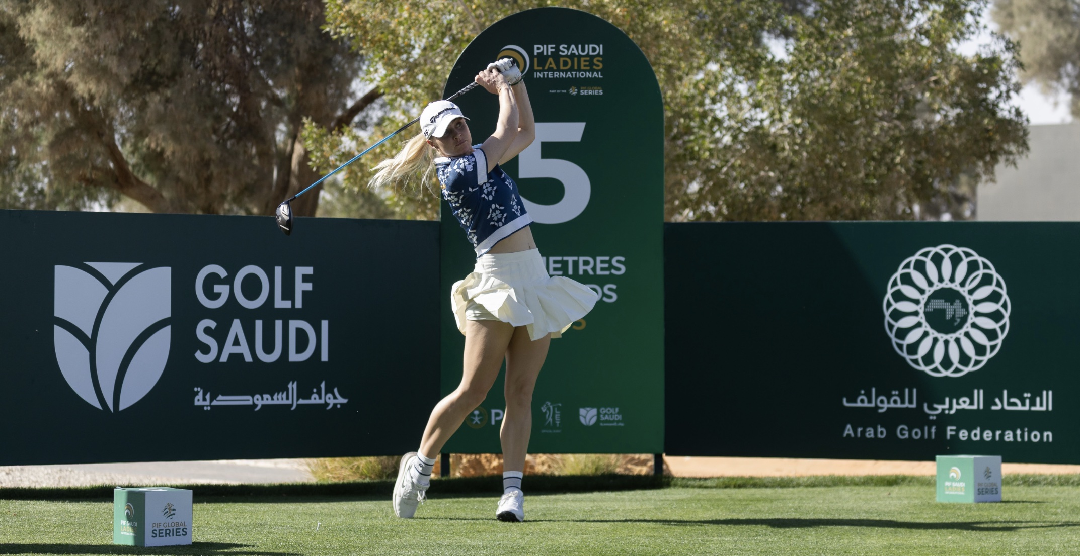 Charley Hull is hoping to make a strong start to her LET season at the PIF Saudi Ladies International at Riyadh Golf Club