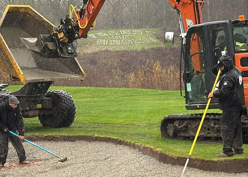 All photos courtesy of Adrian Neary, Countrywide Golf Contractors  