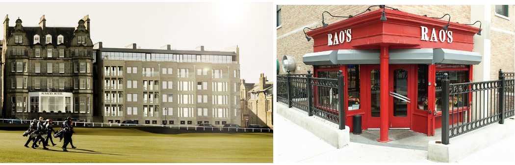 Rao's at Rusacks will be located on the ground floor of the hotel 