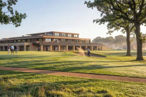 A rendering of the new clubhouse planned at Rudding Park (image courtesy of Rudding Park)