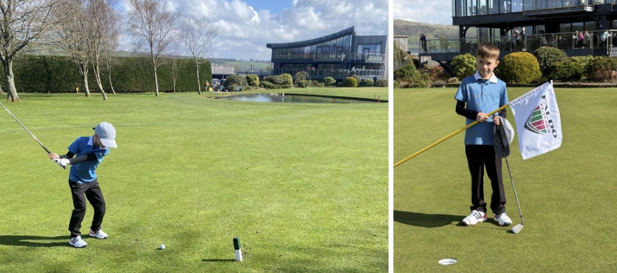 Freddie Kellow's ace was captured on film by Official Hole in 1, a new technology service being offered to UK golf clubs