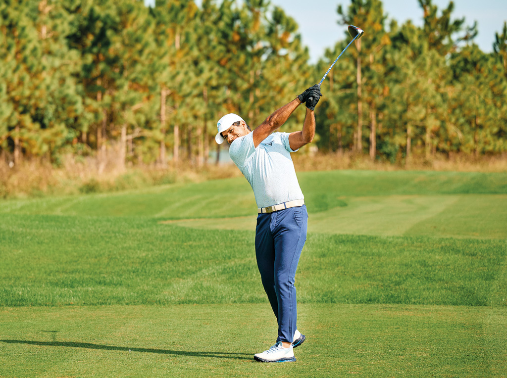 Aaron Rai, wearing ECCO BIOM TOUR shoes throughout the week, produced a composed and clinical performance to secure the Wanamaker Trophy 
