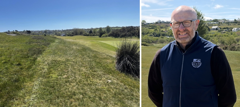 Abersoch Golf Club's Head Greenkeeper Arthur Evans helps maintain playing conditions with Johnsons J Fairway Sustain