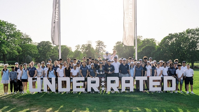 Competitors from this year's European leg of the UNDERRATED Golf Tour at The Belfry
