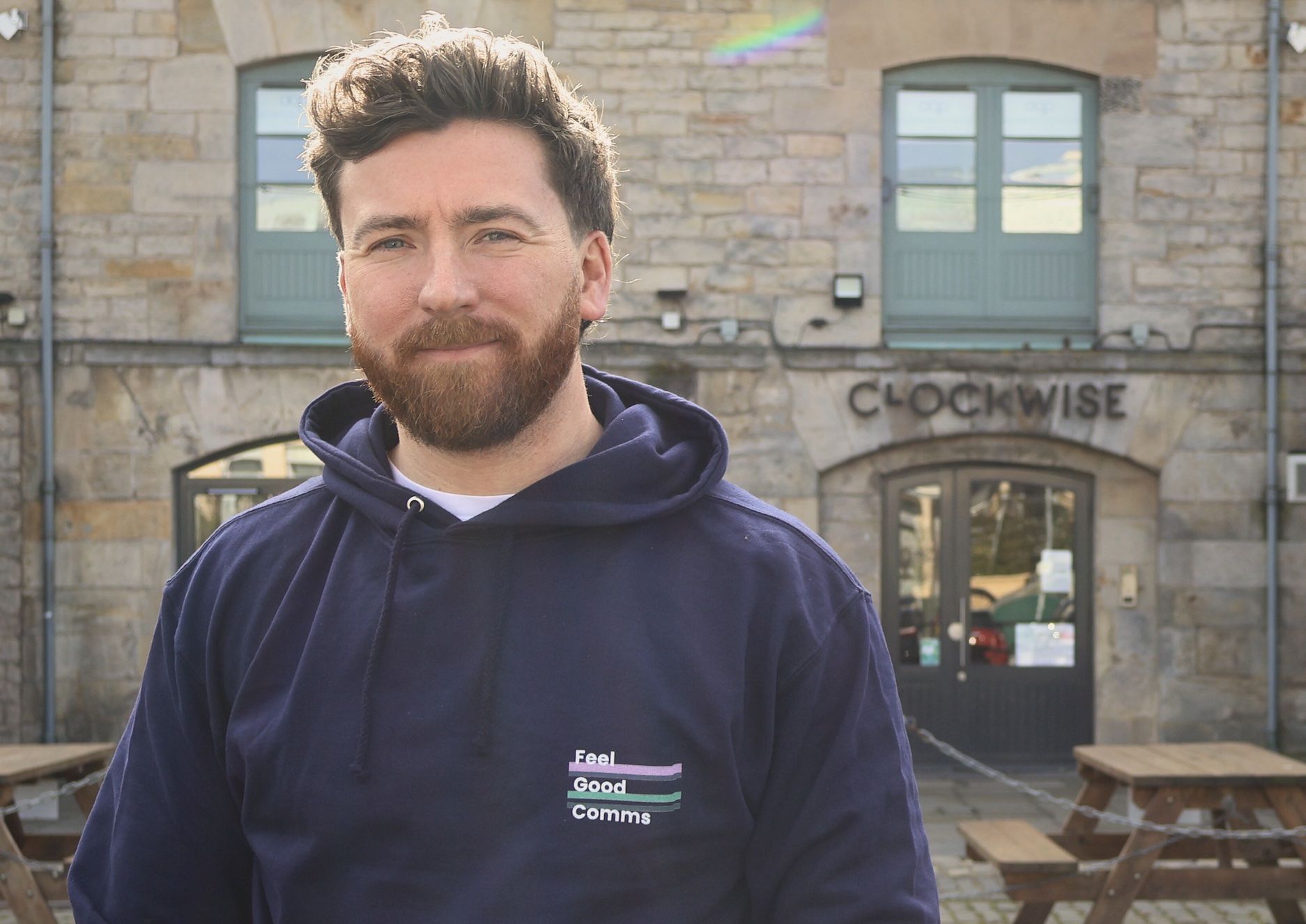 Feel Good Comms founder Chris Batchelor