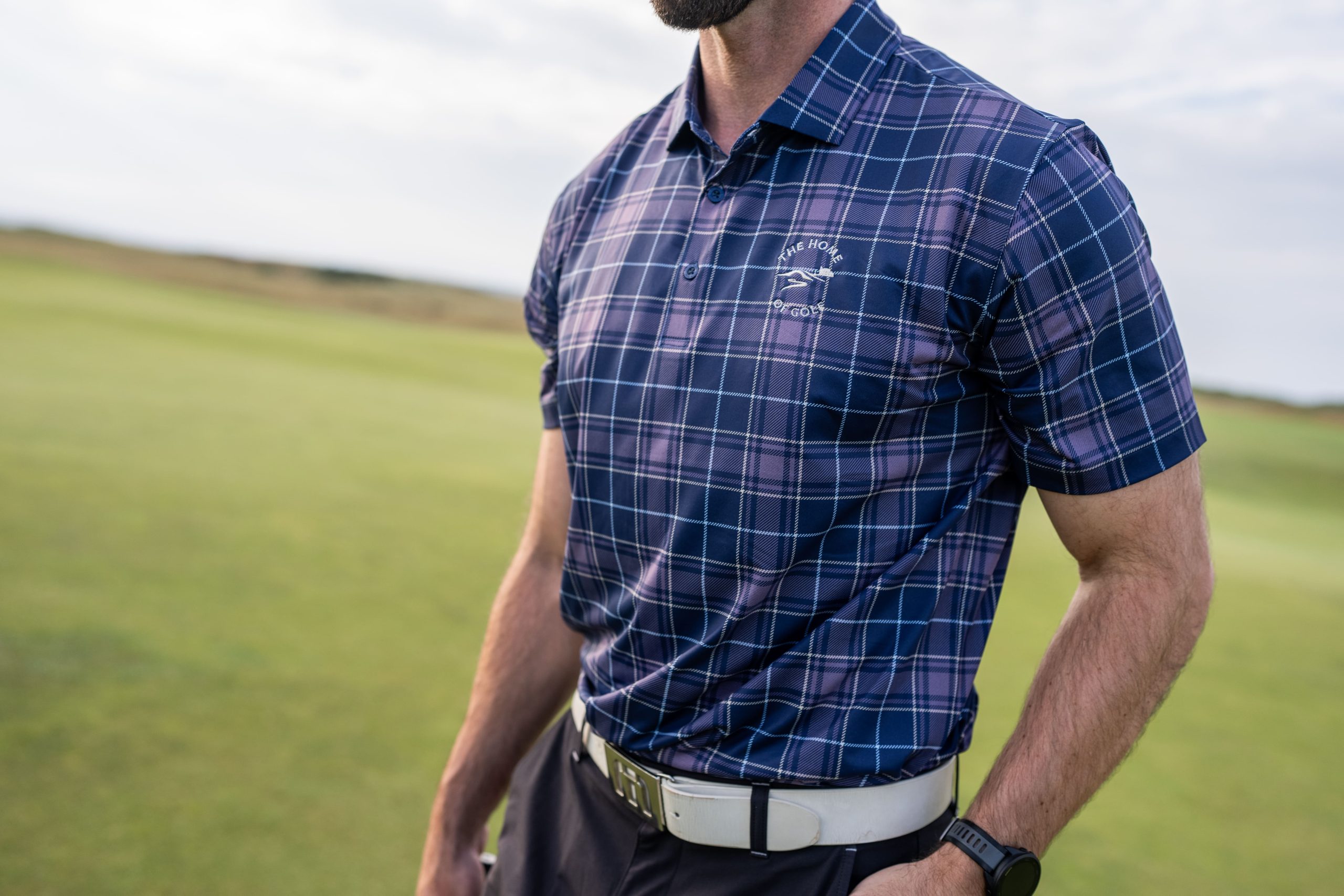 The Home of Golf Tartan Polo (picture courtesy of St Andrews Links Trust