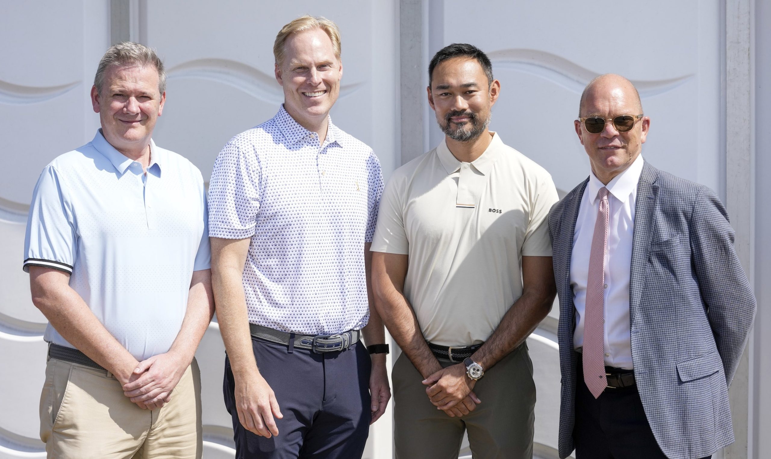 l-r: Ben Cowen, Chief Tournament and Operations Officer, DP World Tour; Christian Hardy, SVP, International, PGA TOUR; Cho Minn Thant, Commissioner and CEO, Asian Tour; Guy Kinnings, CEO, European Tour Group