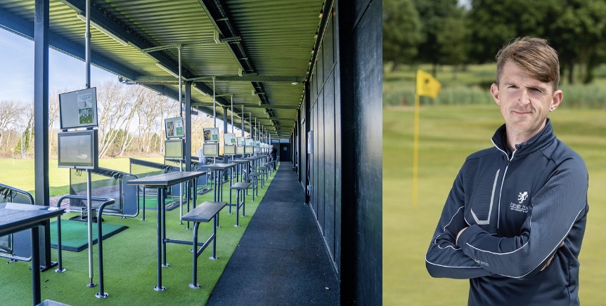 David Goscombe, Director of Golf at Formby Hall, is one of the venue's team of PGA-qualified coaches