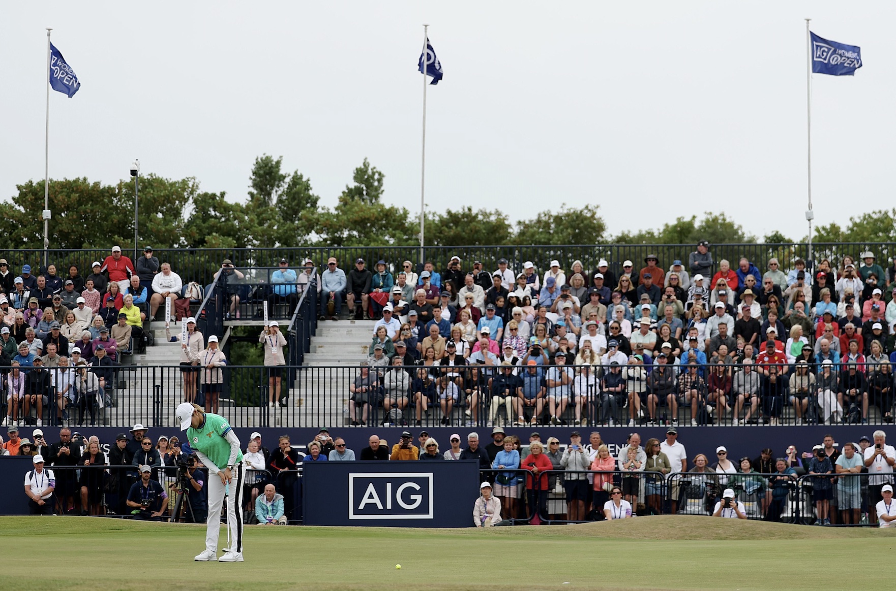 Over 55,000 spectators came through the turnstiles to watch the action at the AIG Women's Open at Royal Lytham last week (photo by The R&A via GETTY IMAGES)