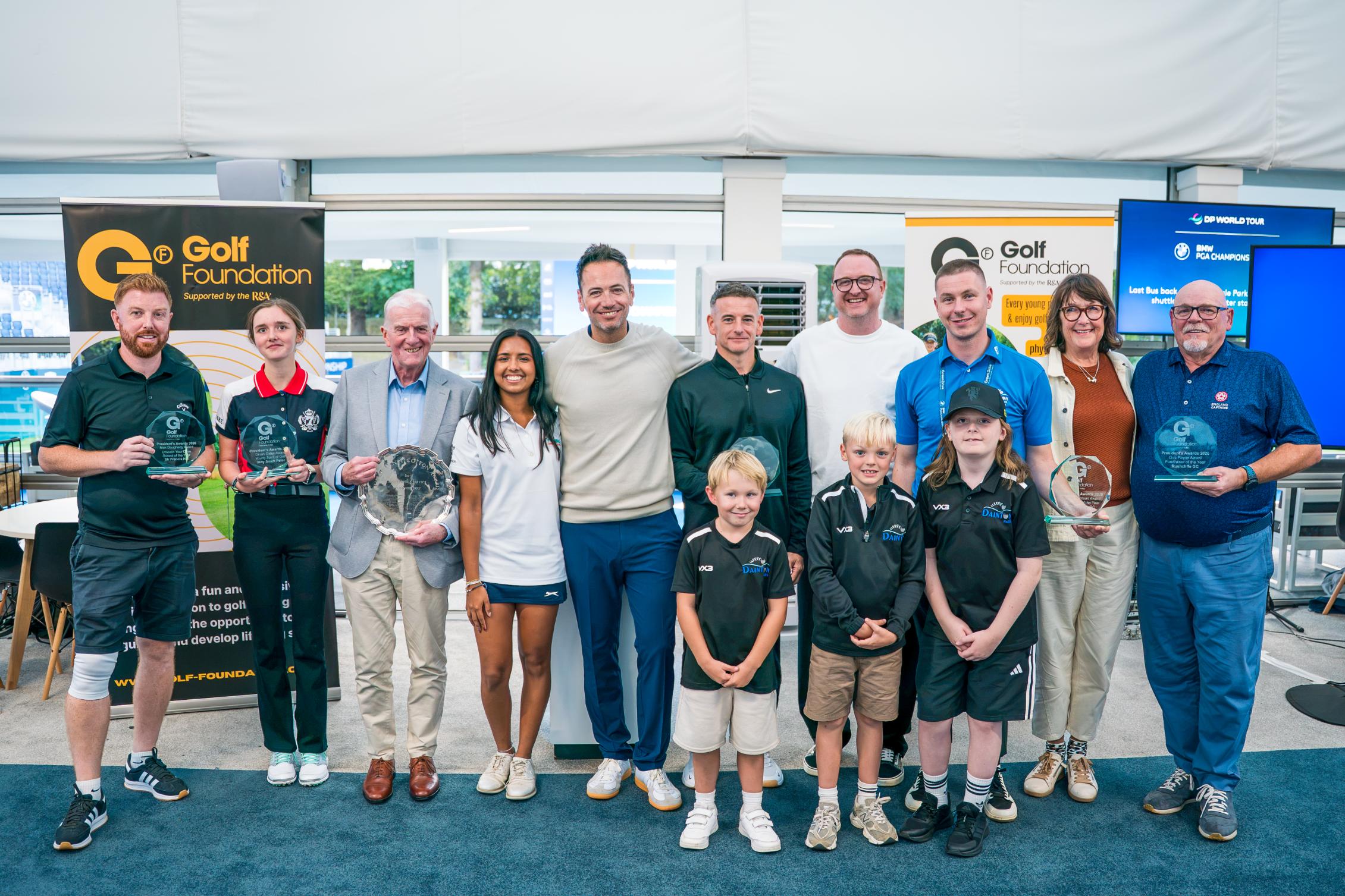 The 2026 Golf Foundation President's Award winners