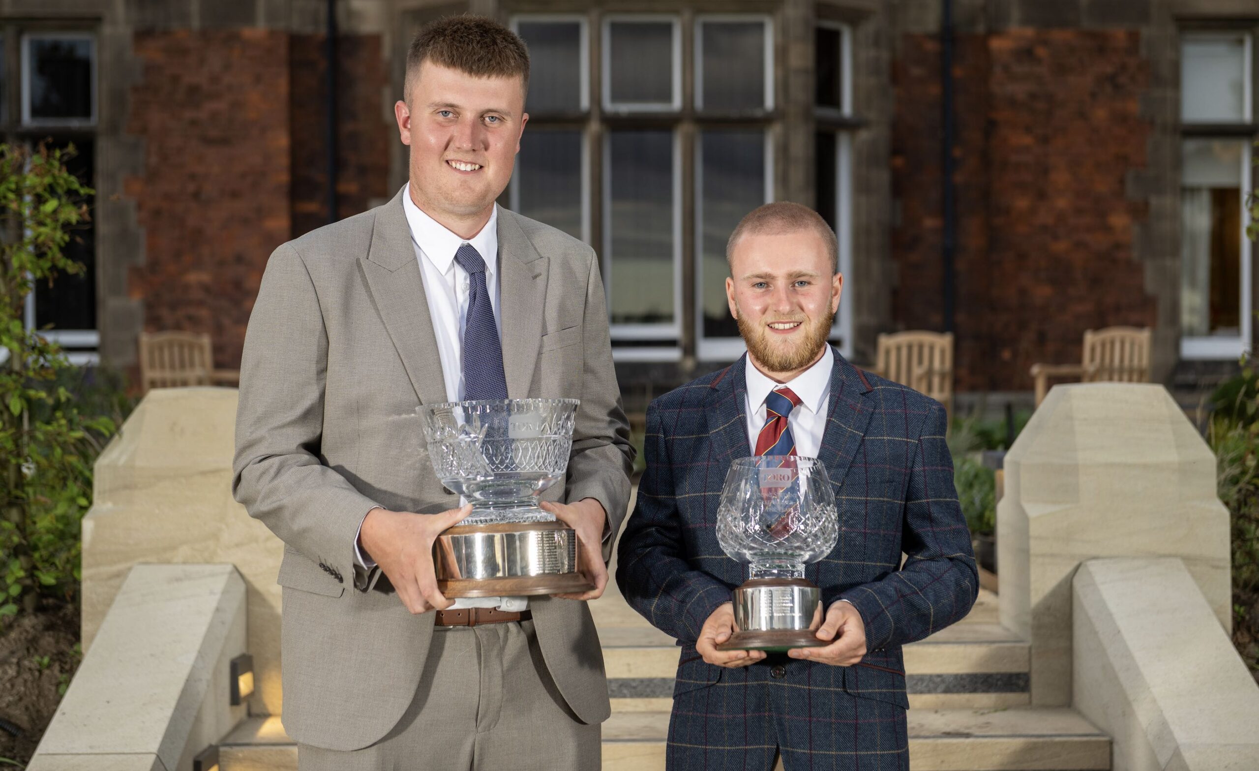 Toro Student Greenkeeper of the Year Jake Rose and Young Greenkeeper of the Year Archie Raynham