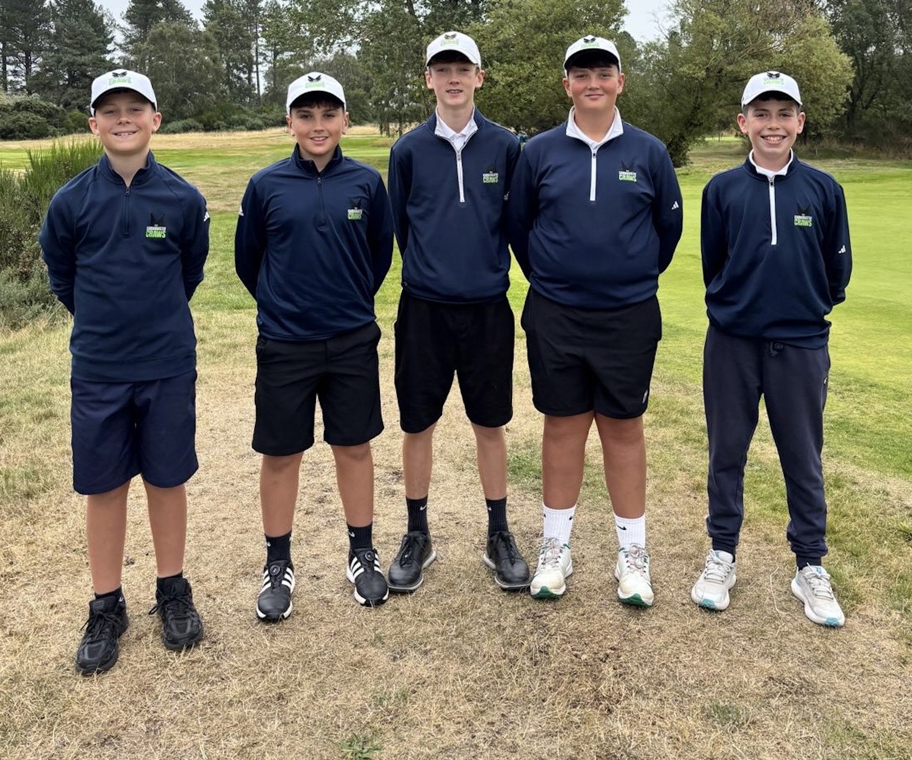 Carnoustie High School students enrolled on the Carnoustie Golf Links' High Performance Golf Programme