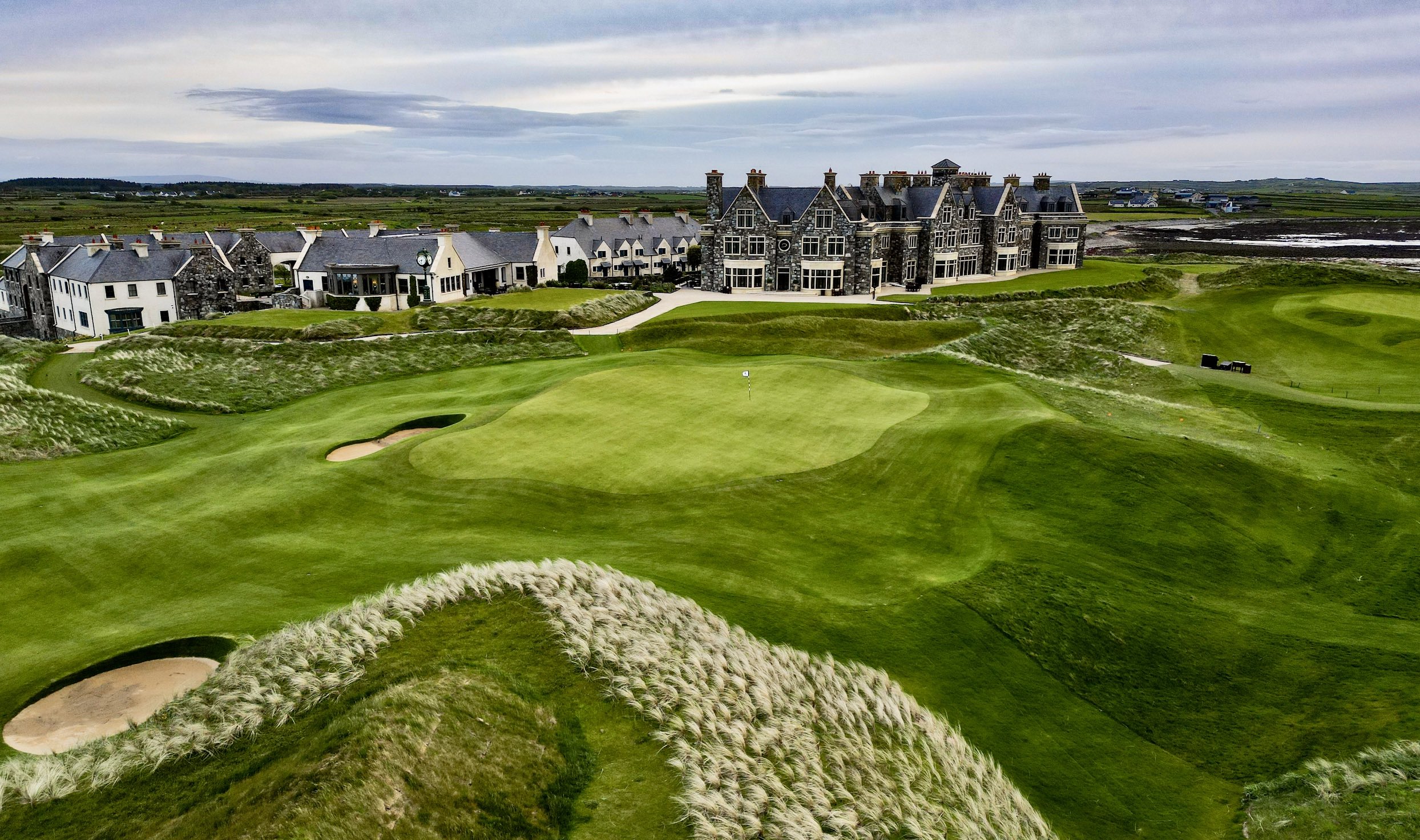 The new-look 18th hole at Doonbeg