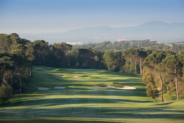 The 5th hole on Camiral's Tour Course