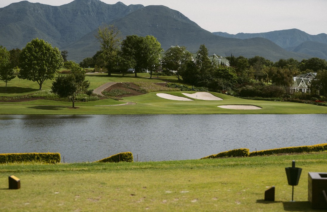 The iconic 17th hole of the Montagu Course at Fancourt